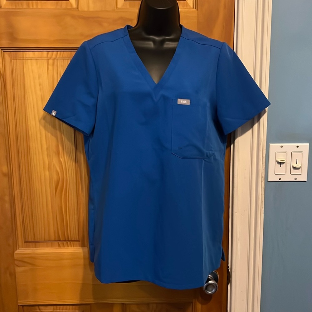 Figs Royal Blue Catarina Scrub Top!